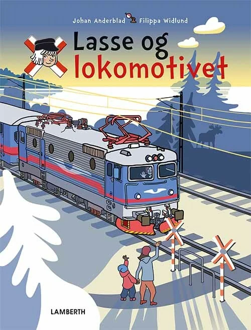 Billede af Lasse og lokomotivet