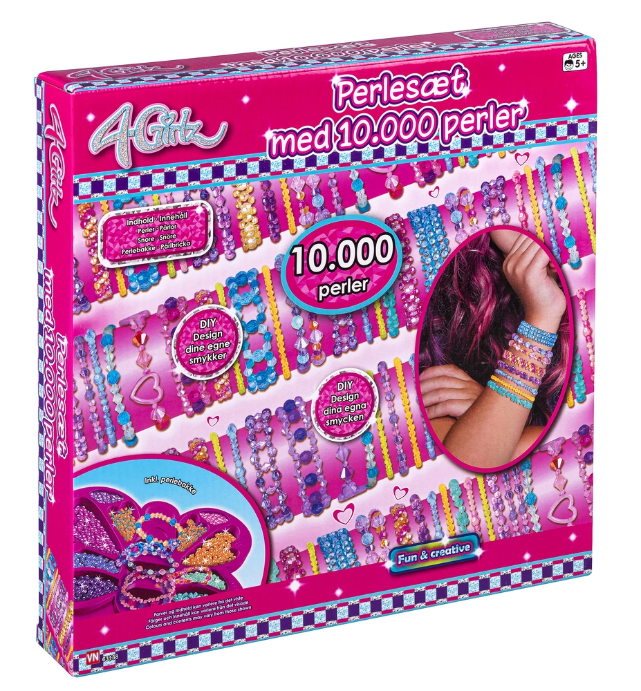 Perlesæt 10000 stk billede