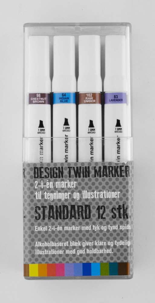 Design twin marker standard 12 stk