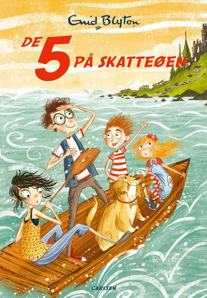 Se De 5 På Skatteøen - Bind 1 - Enid Blyton - Bog hos Legekæden