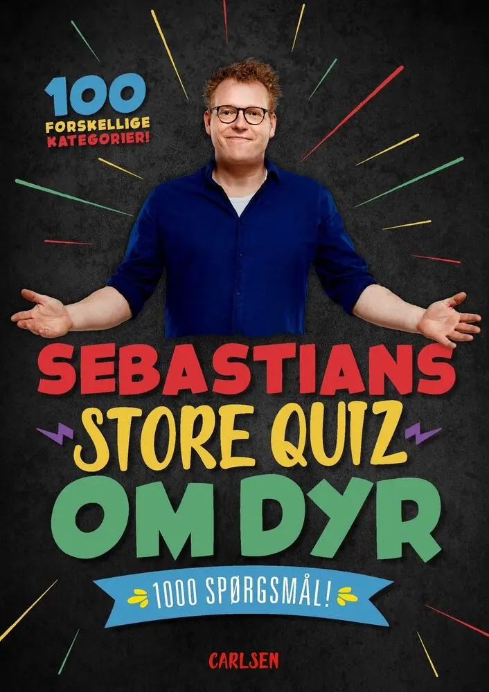 Se Sebastians Store Quiz Om Dyr - Sebastian Klein - Bog hos Legekæden