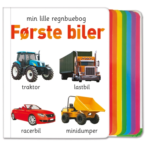 Se Min Lille Regnbuebog - Første Biler - Diverse - Bog hos Legekæden
