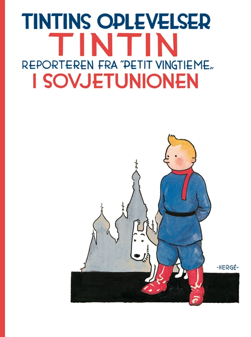 Se Tintin i Sovjetunionen softcover sort/hvid hos Legekæden