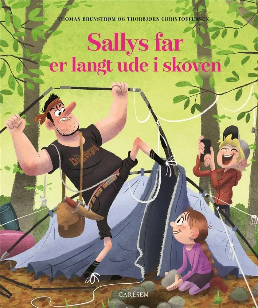 Billede af Sallys far er langt ude i skoven