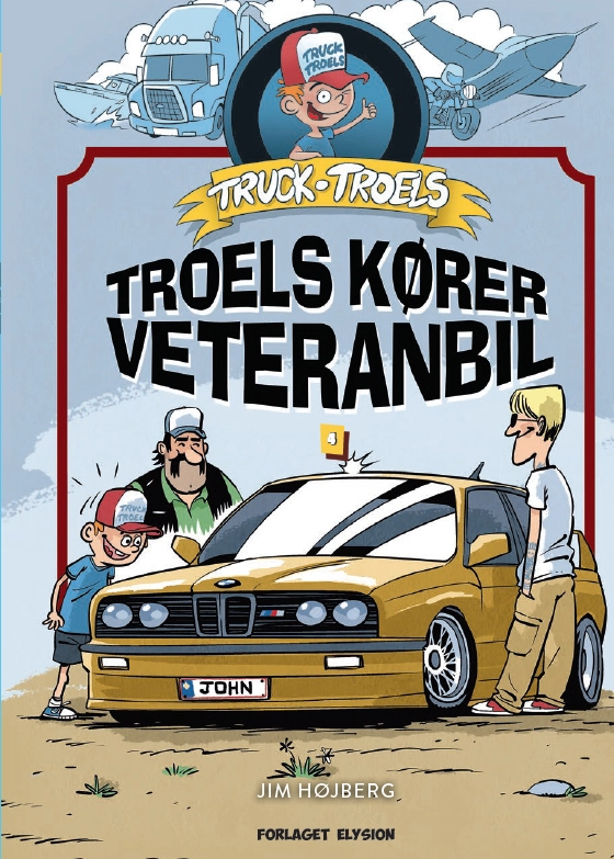 Billede af Truck Troels kører veteranbil hos Legekæden