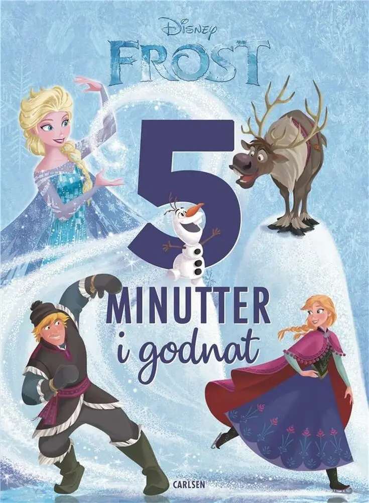 Se Fem Minutter I Godnat - Frost - Disney - Bog hos Legekæden