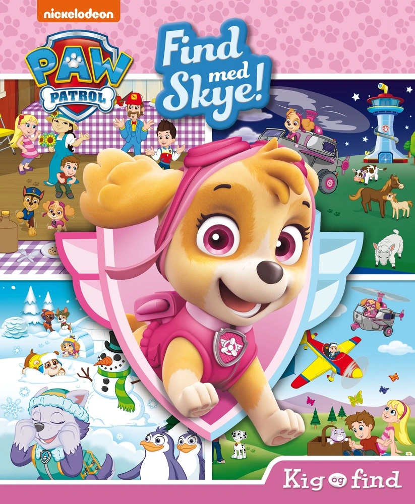 Se Nickelodeon Kig & Find Paw Patrol Skye - Diverse - Bog hos Legekæden