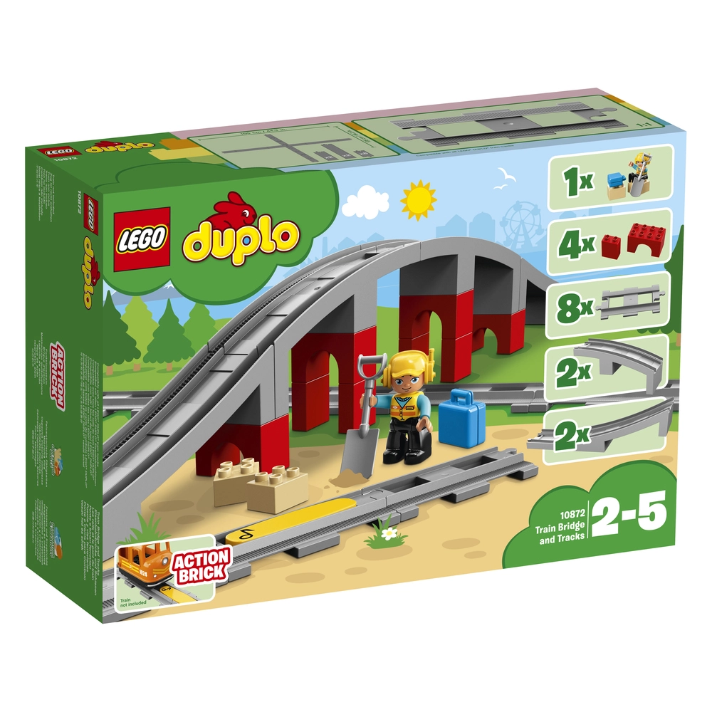 Se LEGO DUPLO Togbro og spor hos Legekæden