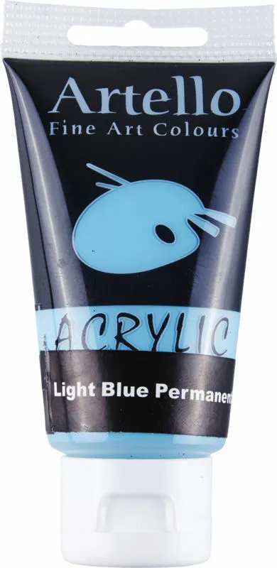 Billede af Akrylmaling Artello lysblå permanent 75ml hos Legekæden