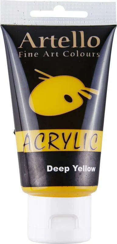 Billede af Akrylmaling Artello gul dyb 75ml hos Legekæden