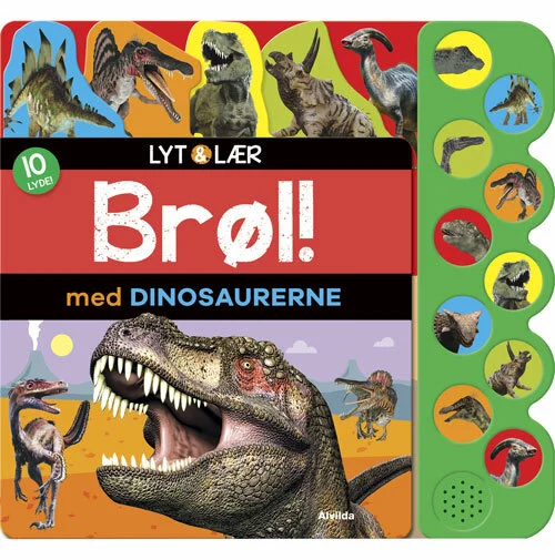 Se Lyt Og Lær - Brøl Med Dinosaurerne - Diverse - Bog hos Legekæden