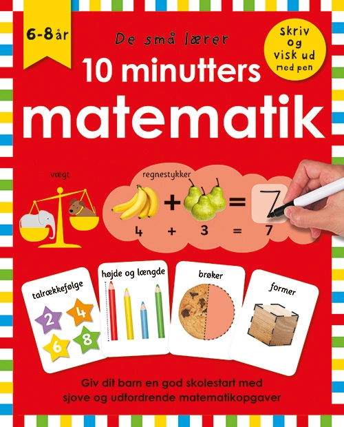 Billede af De små lærer - Skriv og visk ud - 10 minutters matematik