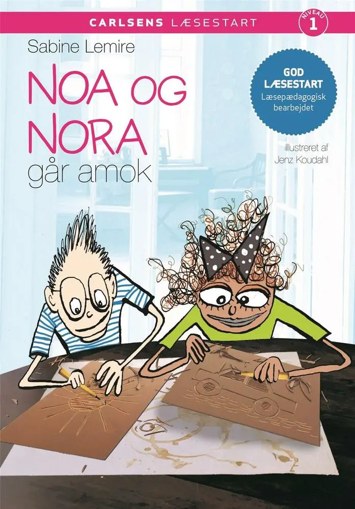 Billede af Carlsens læsestart - Noa og Nora går amok