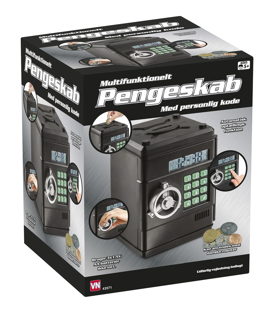 Pengeskab med personlig kode billede