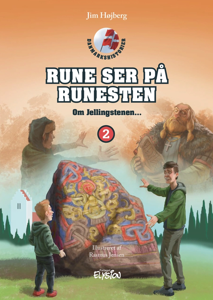 Billede af Rune ser på runesten