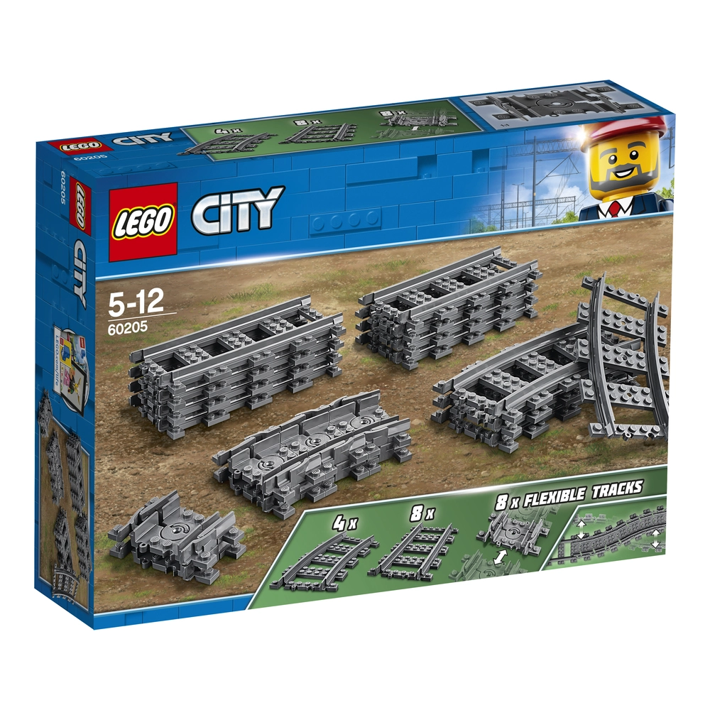 Se 60205 LEGO CITY SPOR OG KURVER hos Legekæden