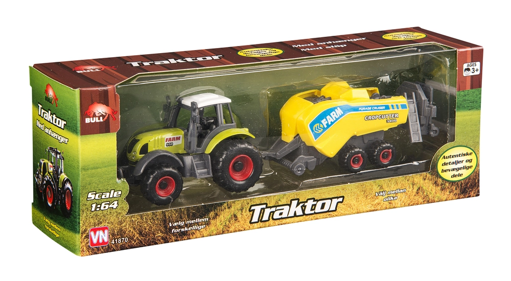 Traktor med anhænger ass