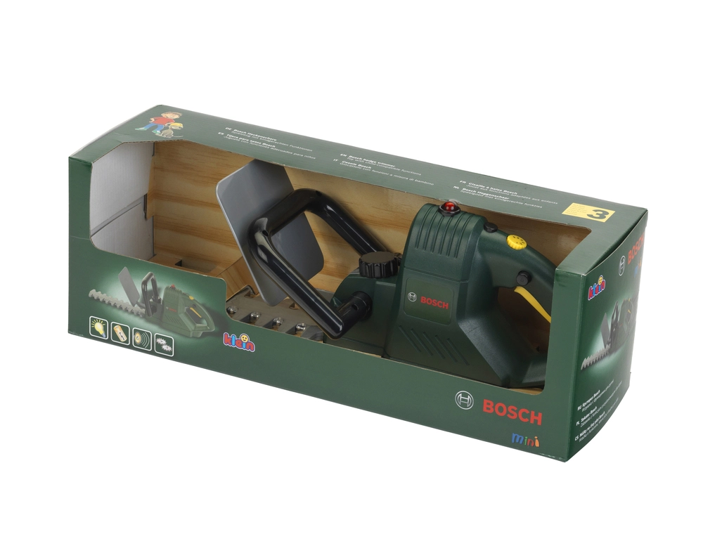 Bosch hækketrimmer med lys og lyd