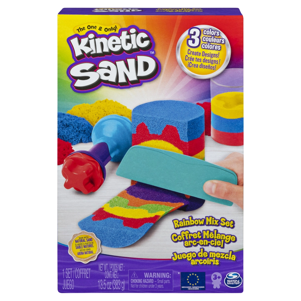 Billede af Kinetic Sand Rainbow Mix Set hos Legekæden