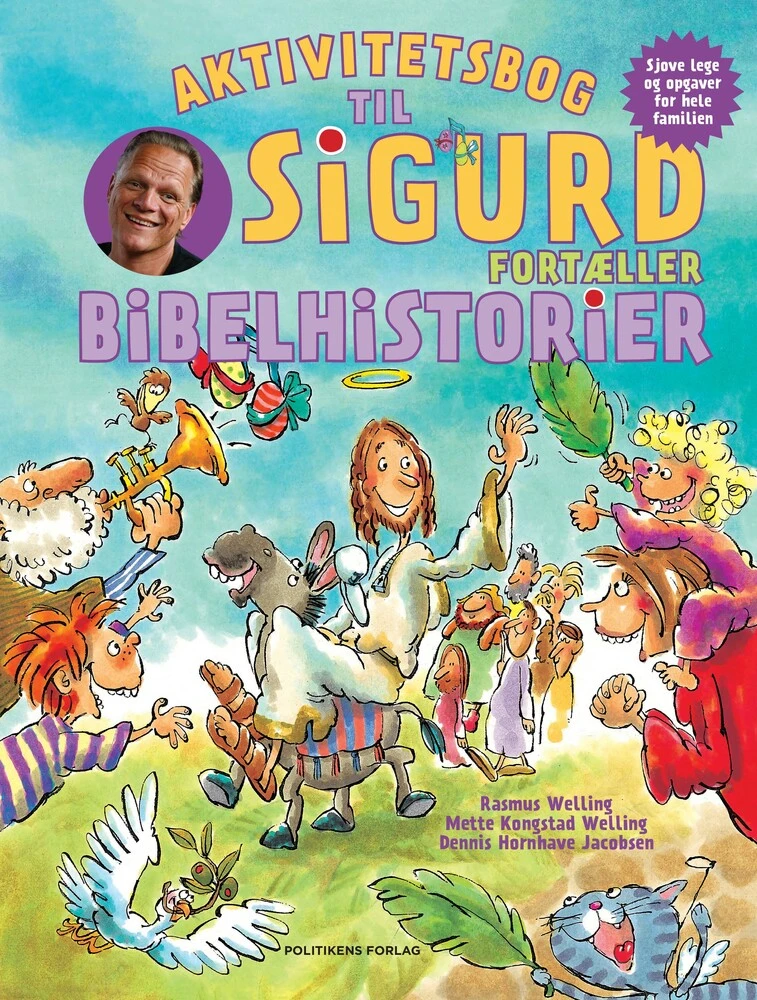 Se Sigurd Barrett Fortæller Bibelhistorier - Aktivitetsbog - Sigurd Barrett - Bog hos Legekæden