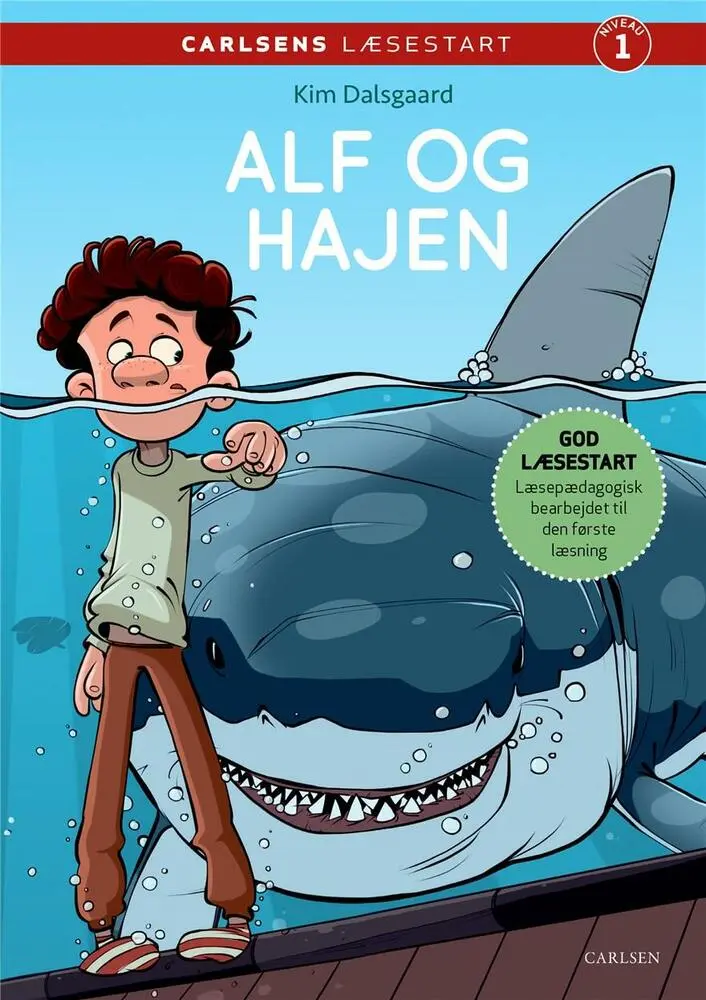 Billede af Carlsens Læsestart - Alf og hajen