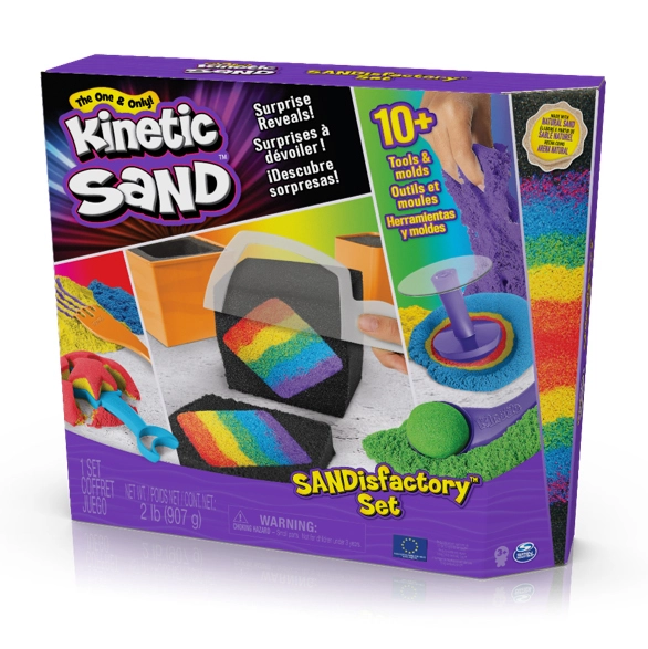 Se Kinetic Sand - Sandisfactory - Magisk Sand Sæt hos Legekæden