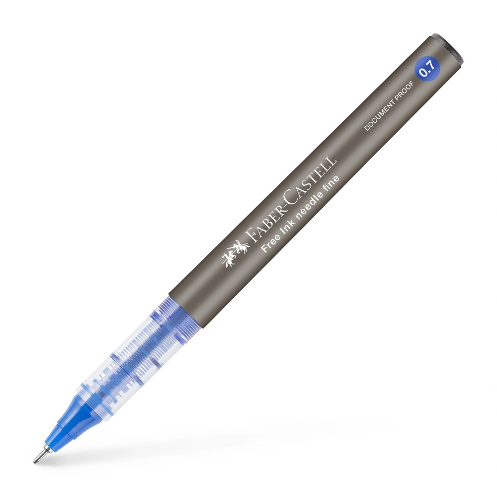 Se Roller Faber-Castell free ink needle 0,7 blå hos Legekæden