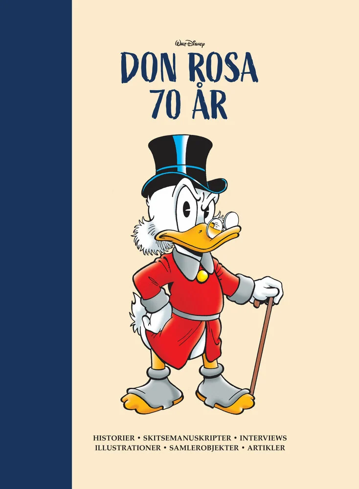 Se Don Rosa 70 år hos Legekæden