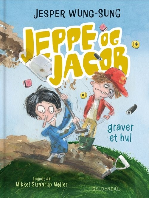 Billede af Jeppe og Jacob - Graver et hul