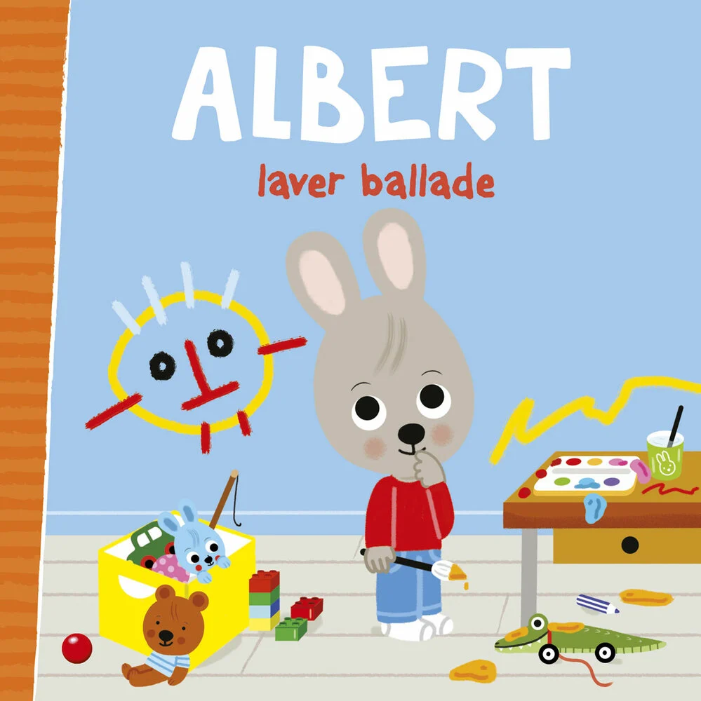 Billede af Albert laver ballade