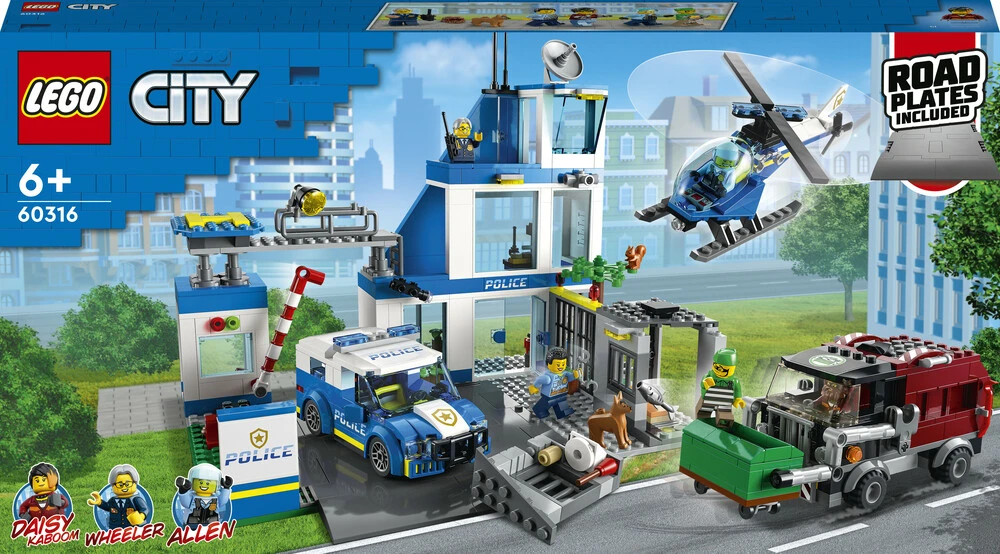 Køb 60316 LEGO City Politistation hos Legekæden
