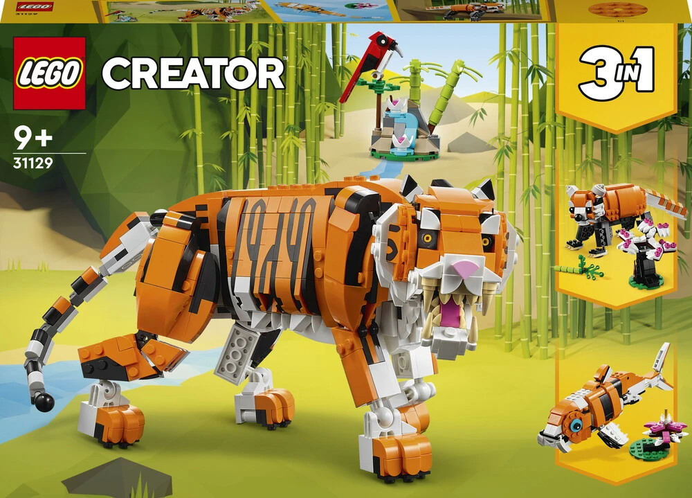 Se 31129 LEGO Creator Majestætisk Tiger hos Legekæden