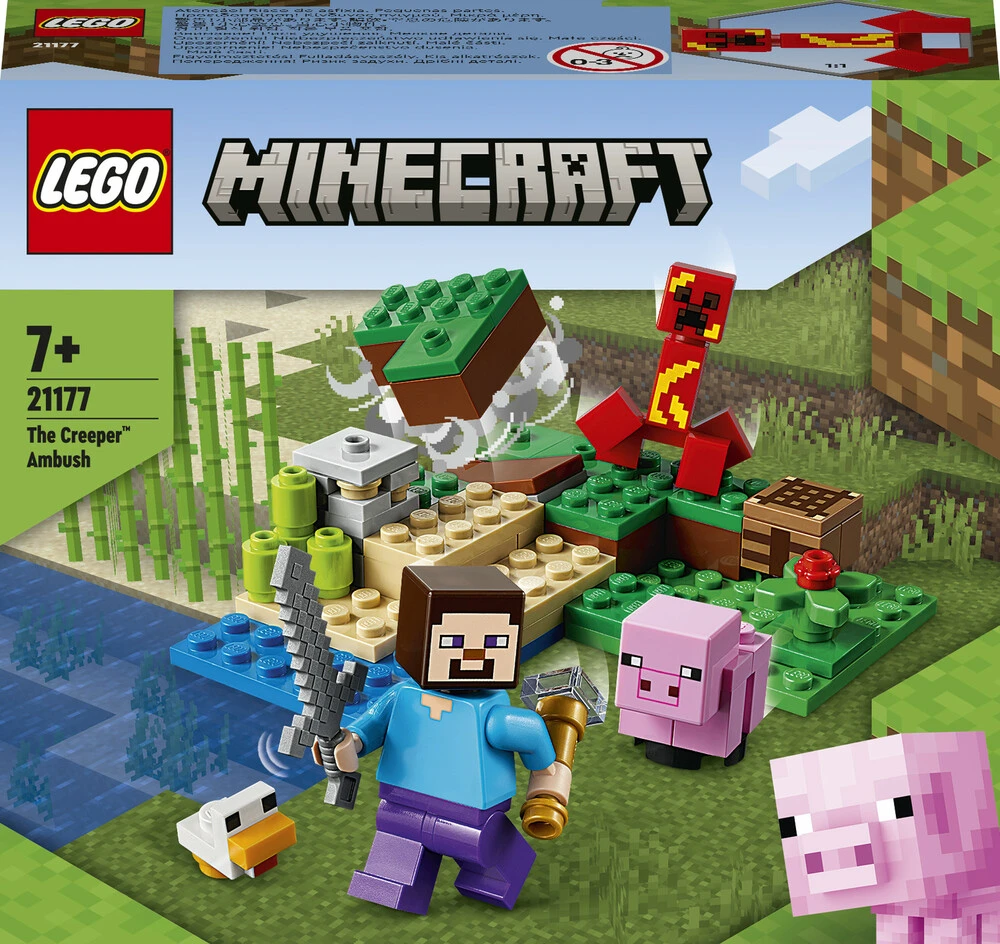 Se LEGO Minecraft - Creeper Baghold (21177) hos Legekæden