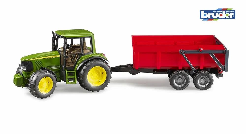 Se John Deere 6920 traktor med tipvogn hos Legekæden
