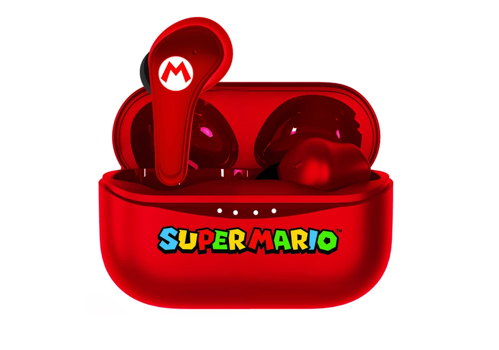 Billede af Super Mario rød earpods hos Legekæden