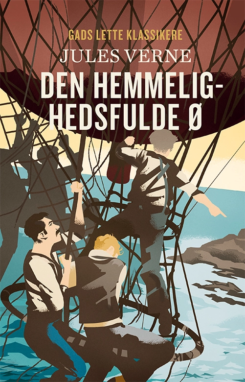 Se Gads Lette Klassikere: Den Hemmelighedsfulde ø - Jules Verne - Bog hos Legekæden