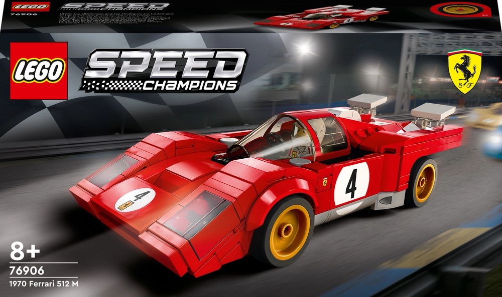 Se Lego Speed Champions - 1970 Ferrari 512 M - 76906 hos Legekæden