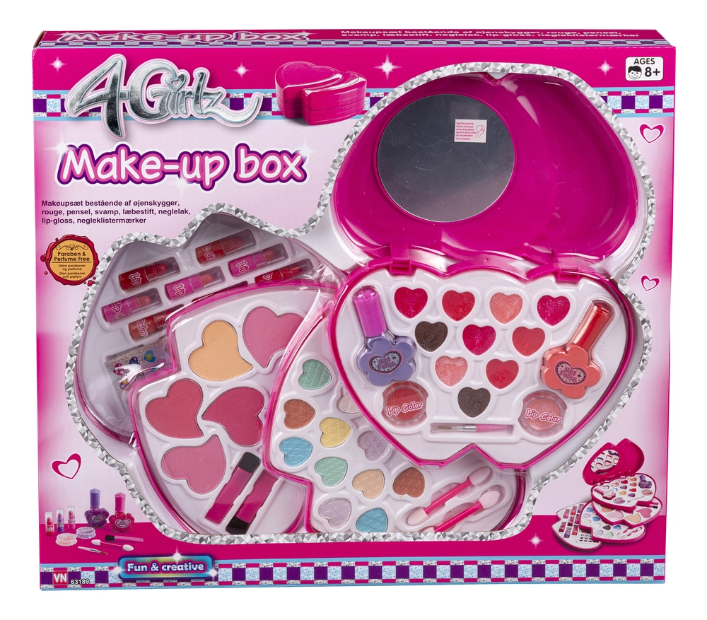 Se 4-girlz - Mega Makeup Box Sæt Til Børn hos Legekæden