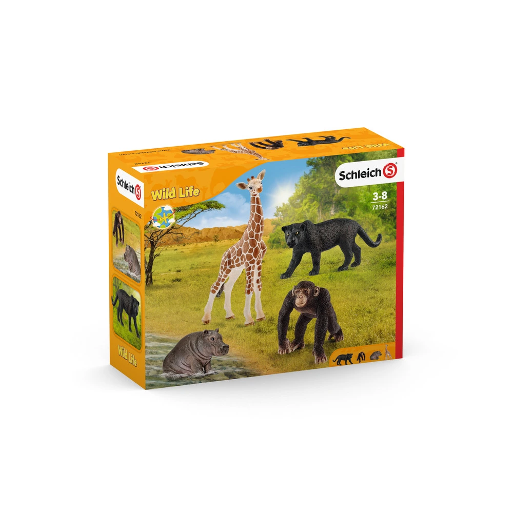 Se Schleich Wild Life 4pack Animals hos Legekæden