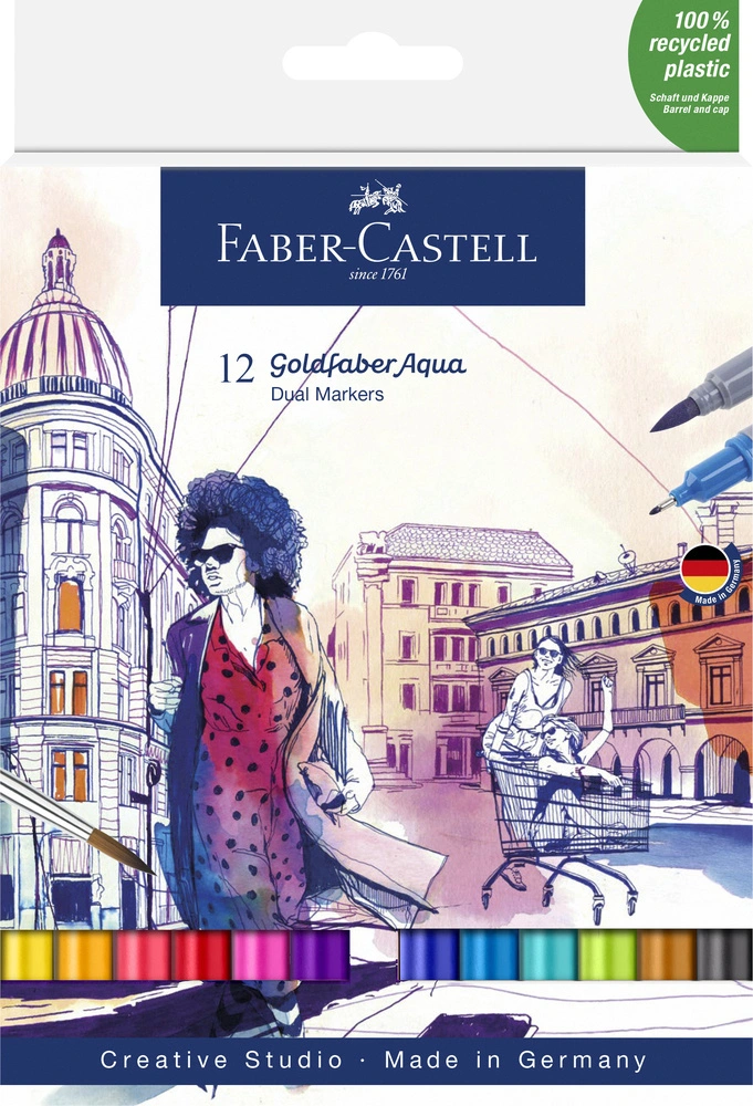 Se Akvarel tusser Faber-Castell goldfaber hos Legekæden