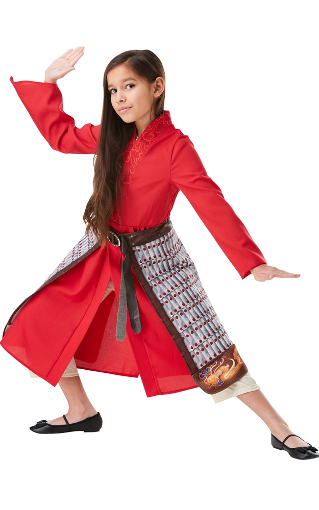 Billede af Mulan kjole str. 3-4 år