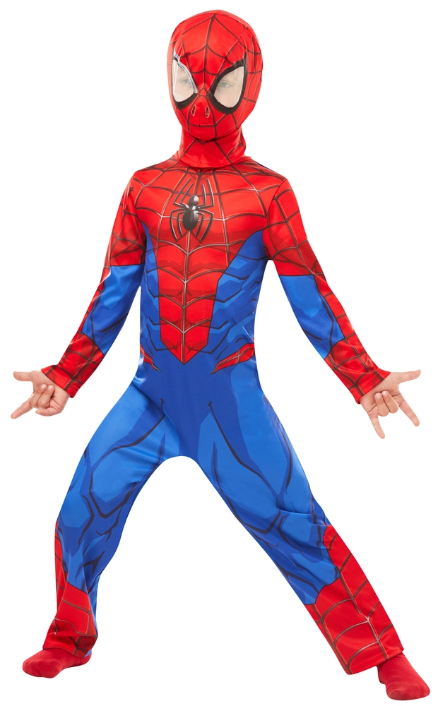 Se Spiderman Kostume Til Børn - 128 Cm - Rubies hos Legekæden
