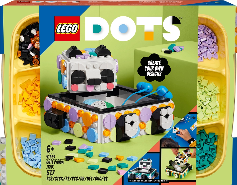 Se Sød pandabakke - 41959 - LEGO DOTS hos Legekæden