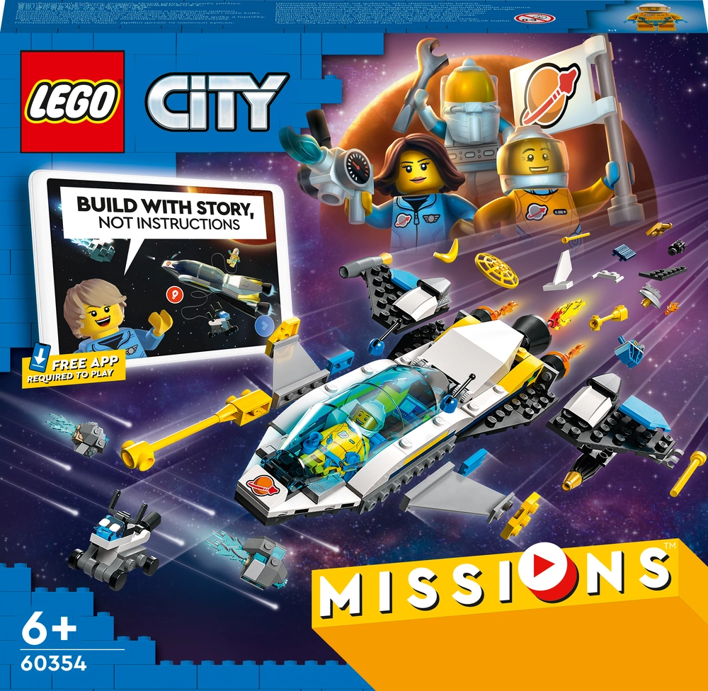 Billede af 60354 LEGO City Missions Udforskningsmissioner Med Mars-Rumfartøjer hos Legekæden