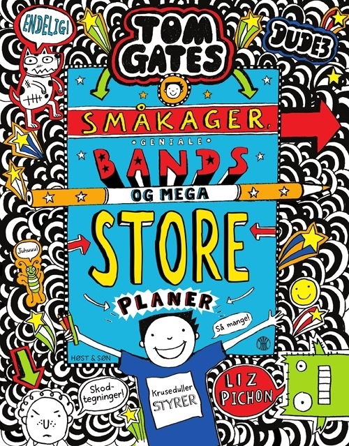 Se Tom Gates 14 - Småkager, geniale bands og mega store planer hos Legekæden