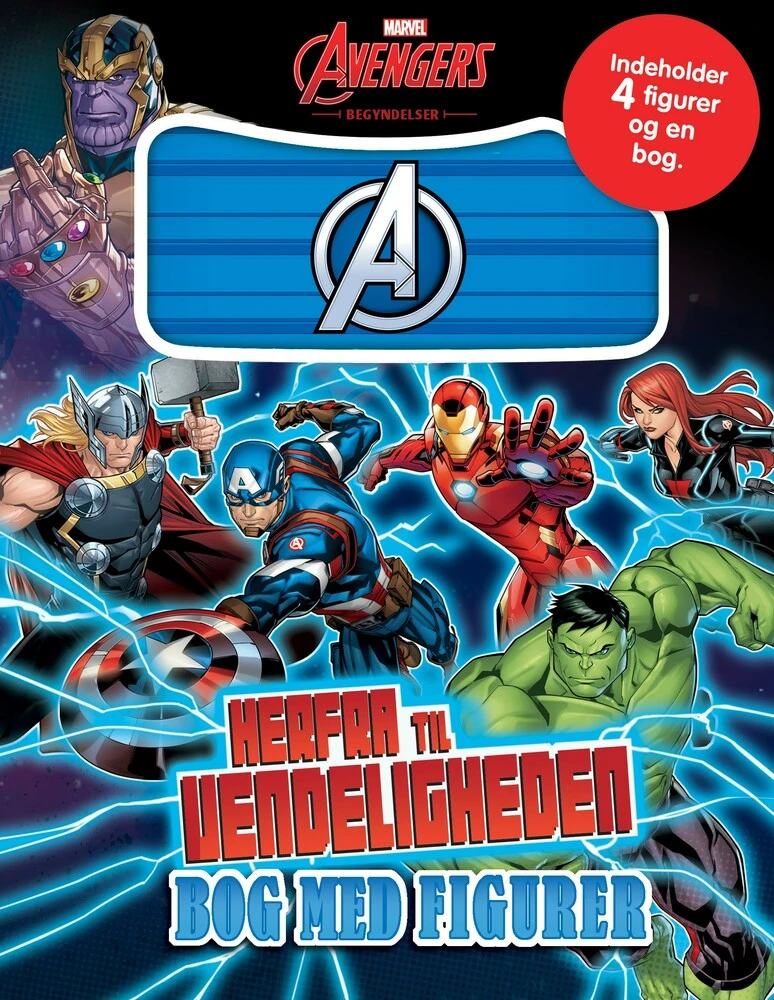 Billede af Marvel Avengers - Bog med figurer hos Legekæden