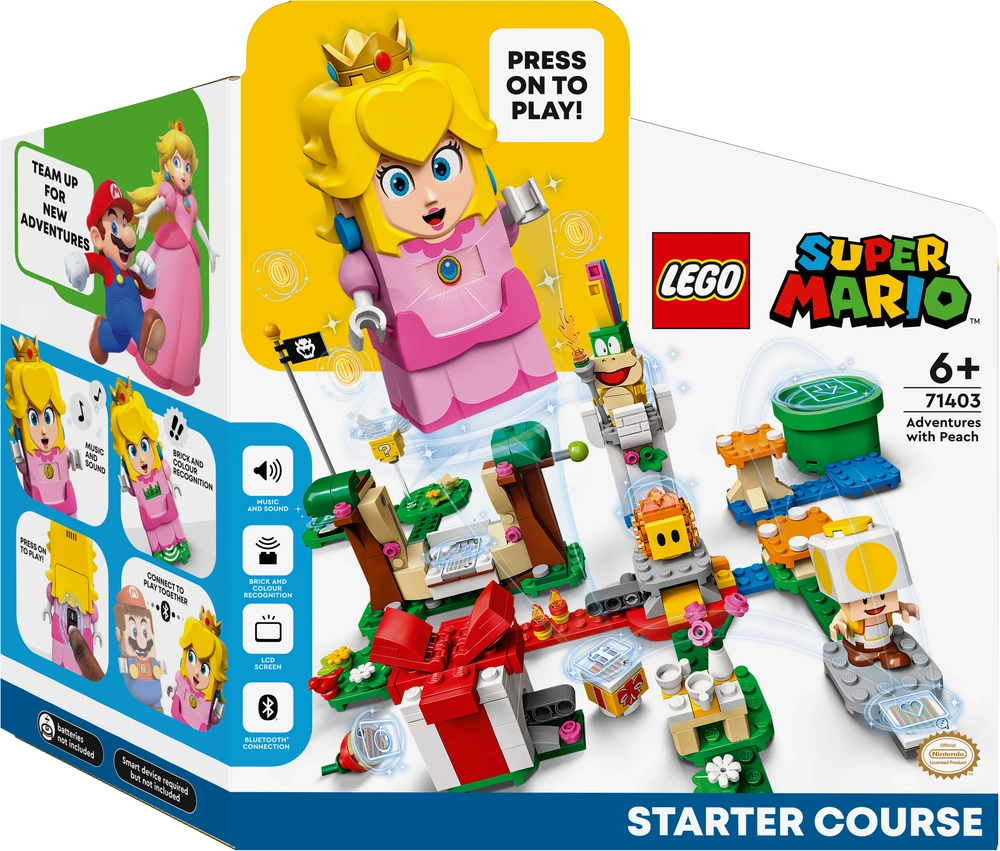 Se 71403 LEGO Super Mario Eventyr med Peach startbane hos Legekæden