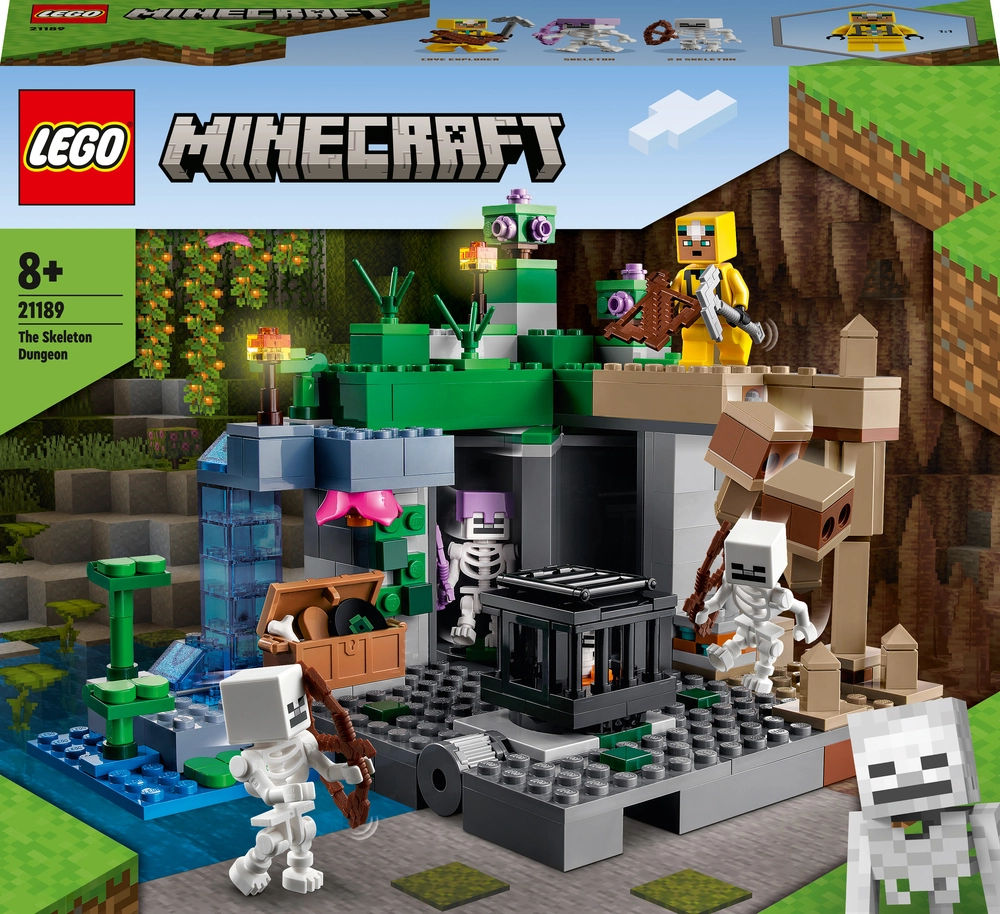 Billede af 21189 LEGO Minecraft Skeletfængslet
