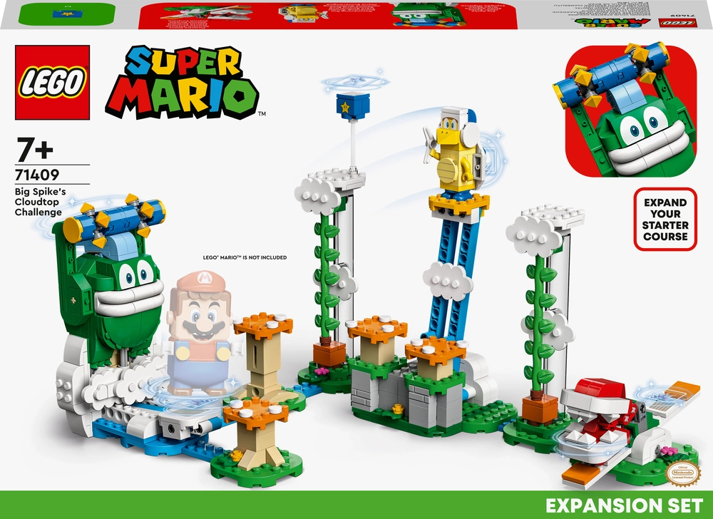Se Lego Super Mario - Big Spikes Sky Udfordring Udvidelsessæt - 71409 hos Legekæden