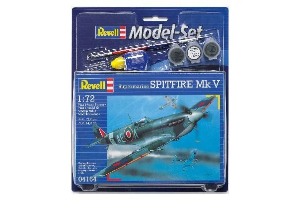 Se Revell - Supermarine Spitfire Mk.v Fly Byggesæt - 1:72 - 64164 hos Legekæden